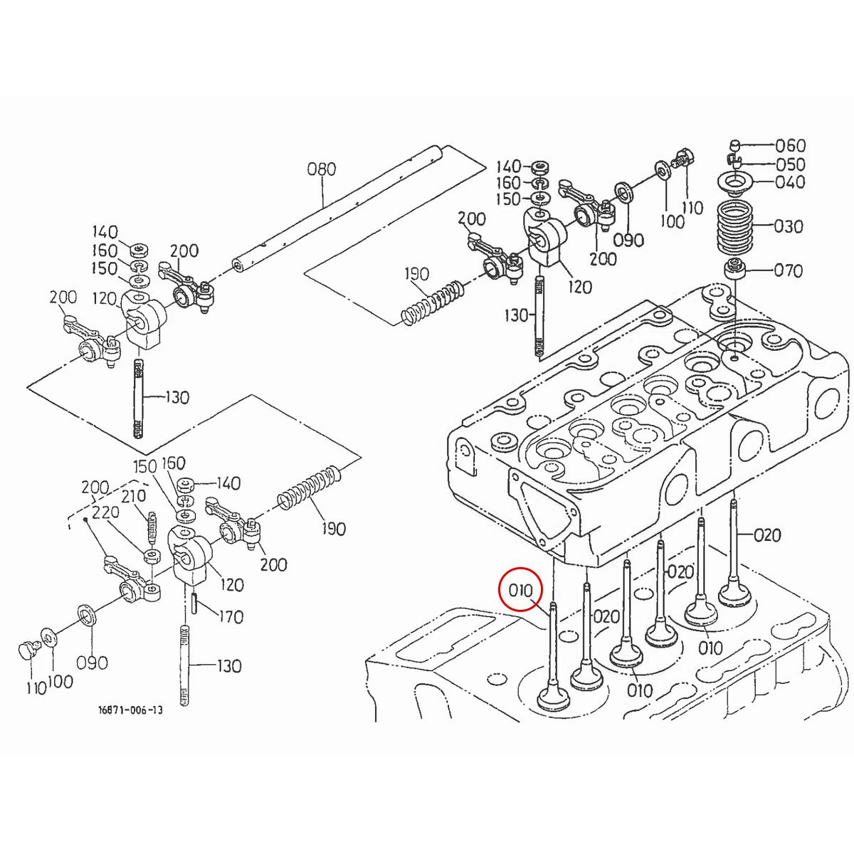 Kubota Βαλβίδα εισαγωγής 14601-13110. Ανταλλακτικά μεταχειρισμένα και καινούρια, εισαγόμενα από την Ιαπωνία σε άριστη κατάσταση. Βρείτε γνήσια - original και ιμιτασιόν - aftermarket ανταλλακτικά για όλα τα Kubota σε προσιτές τιμές.