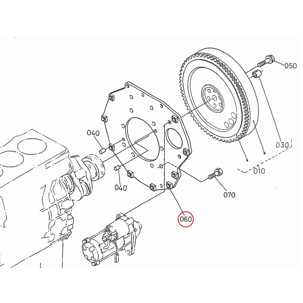 Kubota Πλάκα βολάν 16864-04620. Ανταλλακτικά μεταχειρισμένα και καινούρια, εισαγόμενα από την Ιαπωνία σε άριστη κατάσταση. Βρείτε γνήσια - original και ιμιτασιόν - aftermarket ανταλλακτικά για όλα τα Kubota σε προσιτές τιμές