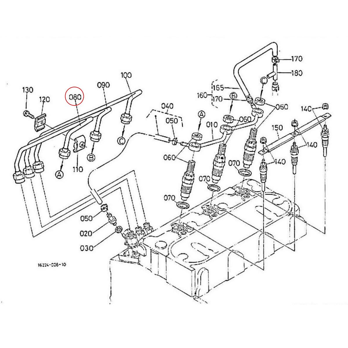 Kubota Σωληνάκι 16231-53710. Ανταλλακτικά μεταχειρισμένα και καινούρια, εισαγόμενα από την Ιαπωνία σε άριστη κατάσταση. Βρείτε γνήσια - original και ιμιτασιόν - aftermarket ανταλλακτικά για όλα τα Kubota σε προσιτές τιμές.