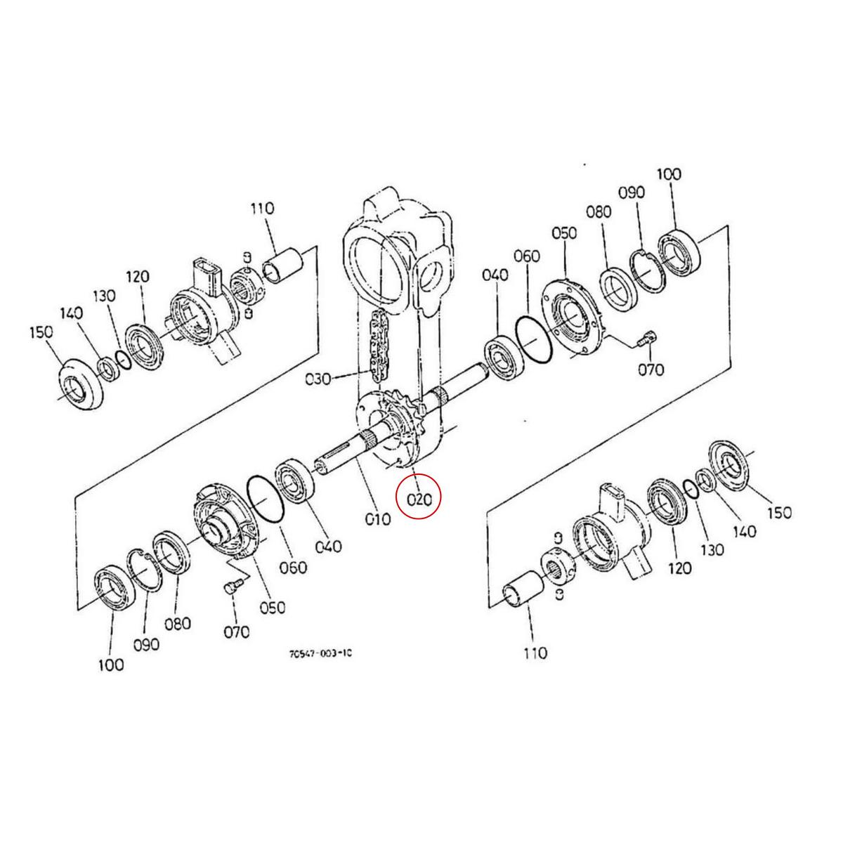 Kubota Γρανάζι 14 δόντια 70180-55320. Ανταλλακτικά μεταχειρισμένα και καινούρια, εισαγόμενα από την Ιαπωνία σε άριστη κατάσταση. Βρείτε γνήσια - original και ιμιτασιόν - aftermarket ανταλλακτικά για όλα τα Kubota σε προσιτές τιμές.