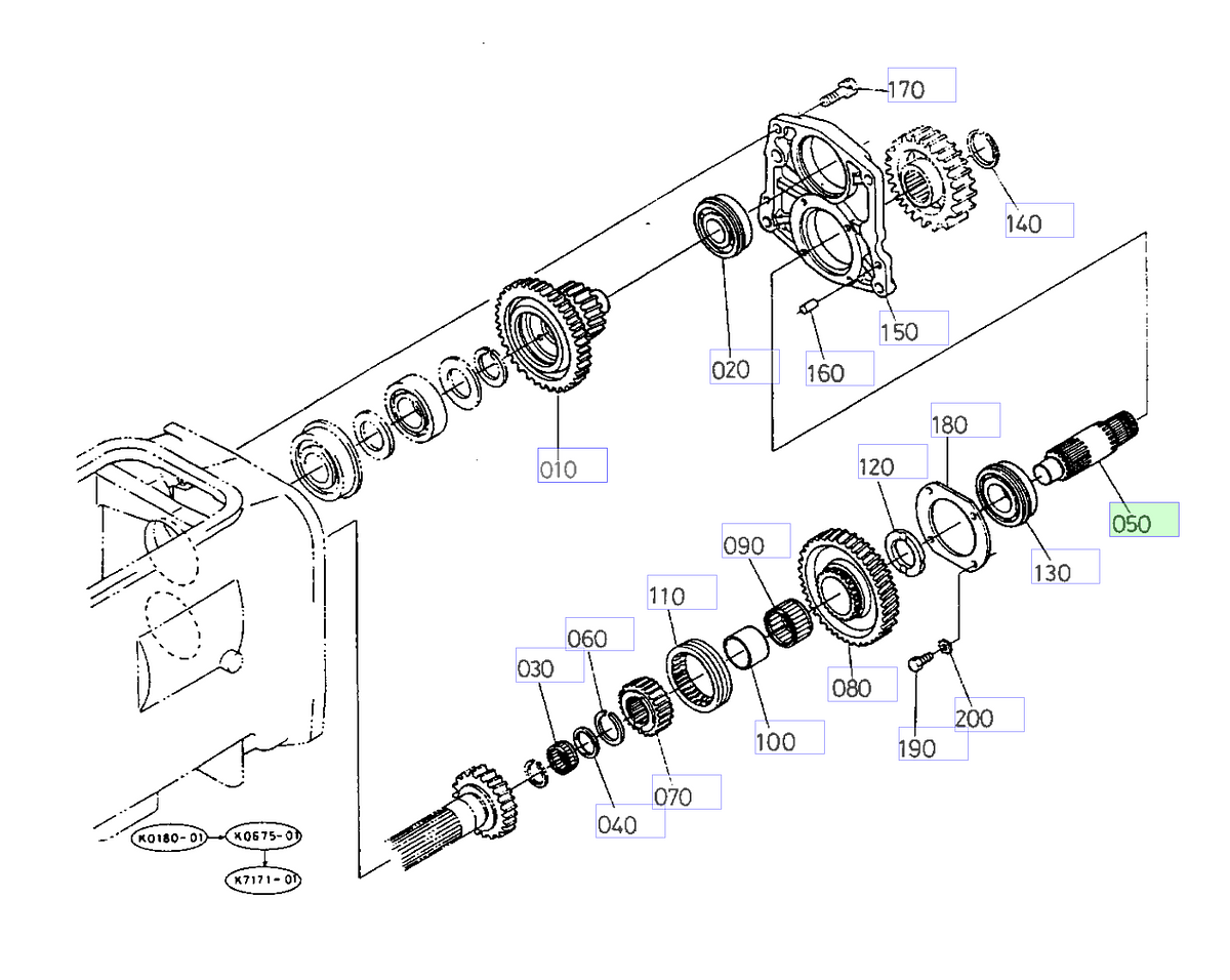 Άξονας Σασμάν Kubota 35593-32330. Ανταλλακτικά μεταχειρισμένα και καινούρια, εισαγόμενα από την Ιαπωνία σε άριστη κατάσταση. Βρείτε γνήσια - original και ιμιτασιόν - aftermarket ανταλλακτικά για όλα τα Kubota σε προσιτές τιμές.