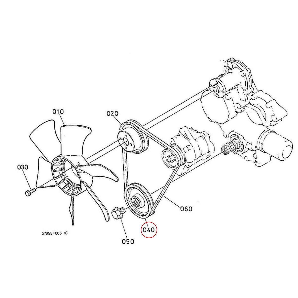 Kubota Τροχαλία 16261-74280. Ανταλλακτικά μεταχειρισμένα και καινούρια, εισαγόμενα από την Ιαπωνία σε άριστη κατάσταση. Βρείτε γνήσια - original και ιμιτασιόν - aftermarket ανταλλακτικά για όλα τα Kubota σε προσιτές τιμές.