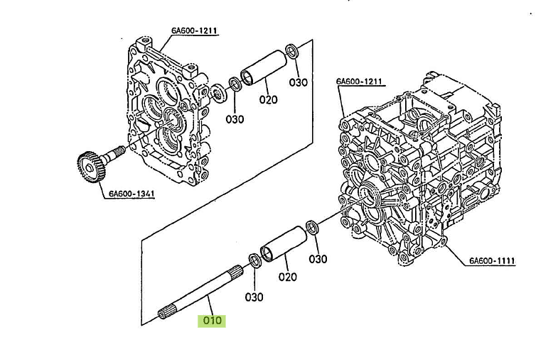 Άξονας Kubota 6A600-13610. Ανταλλακτικά μεταχειρισμένα και καινούρια, εισαγόμενα από την Ιαπωνία σε άριστη κατάσταση. Βρείτε γνήσια - original και ιμιτασιόν - aftermarket ανταλλακτικά για όλα τα Kubota σε προσιτές τιμές.