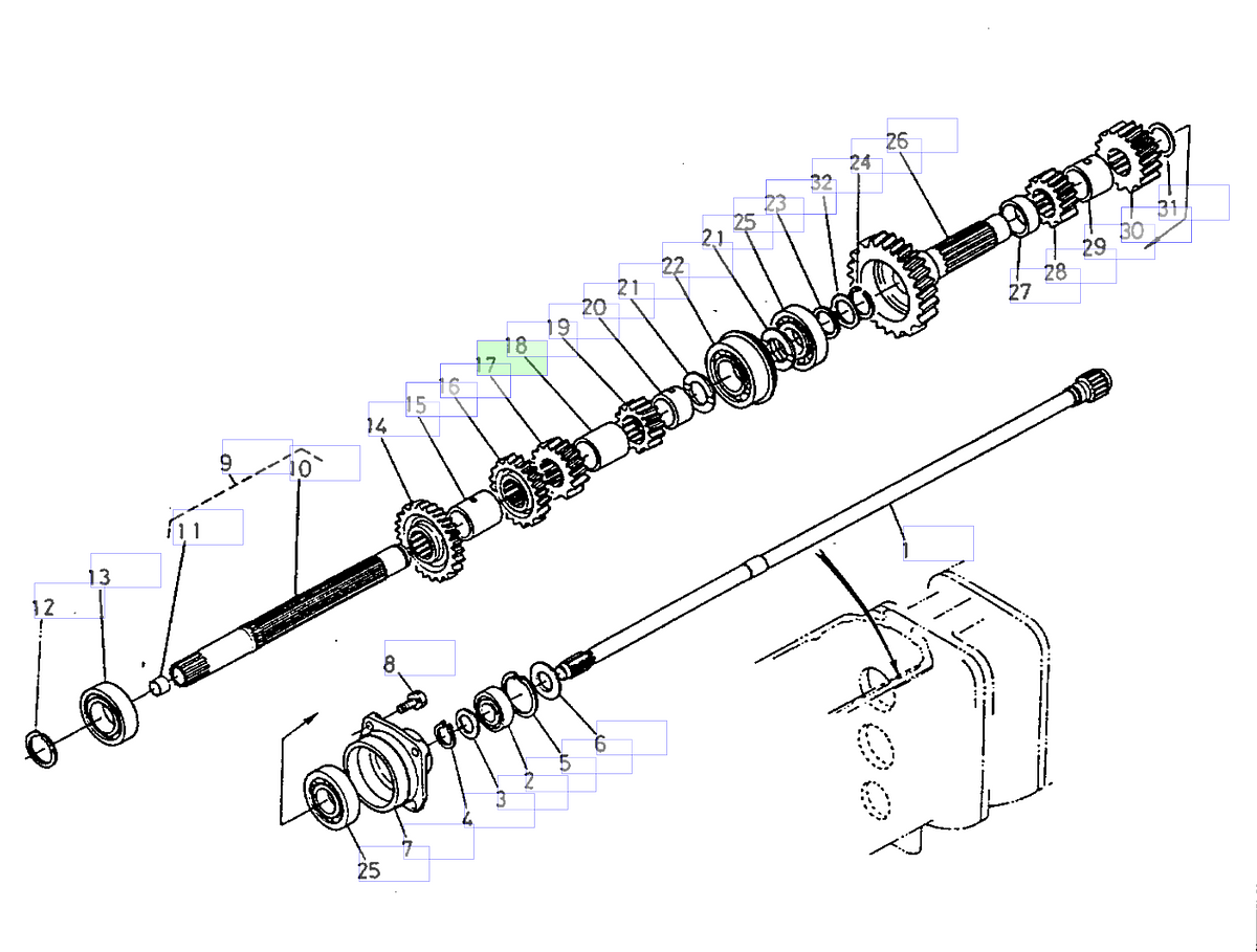 Γρανάζι 22 δόντια PTO Kubota 36730-28220. Ανταλλακτικά μεταχειρισμένα και καινούρια, εισαγόμενα από την Ιαπωνία σε άριστη κατάσταση. Βρείτε γνήσια - original και ιμιτασιόν - aftermarket ανταλλακτικά για όλα τα Kubota σε προσιτές τιμές.