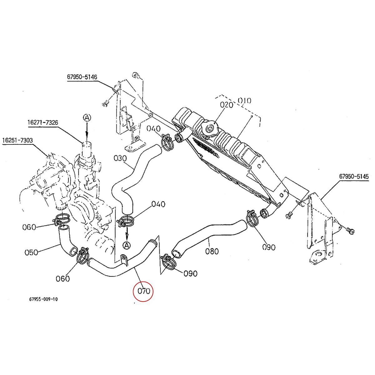 Kubota Σωλήνα νερού 67955-58610. Ανταλλακτικά μεταχειρισμένα και καινούρια, εισαγόμενα από την Ιαπωνία σε άριστη κατάσταση. Βρείτε γνήσια - original και ιμιτασιόν - aftermarket ανταλλακτικά για όλα τα Kubota σε προσιτές τιμές.