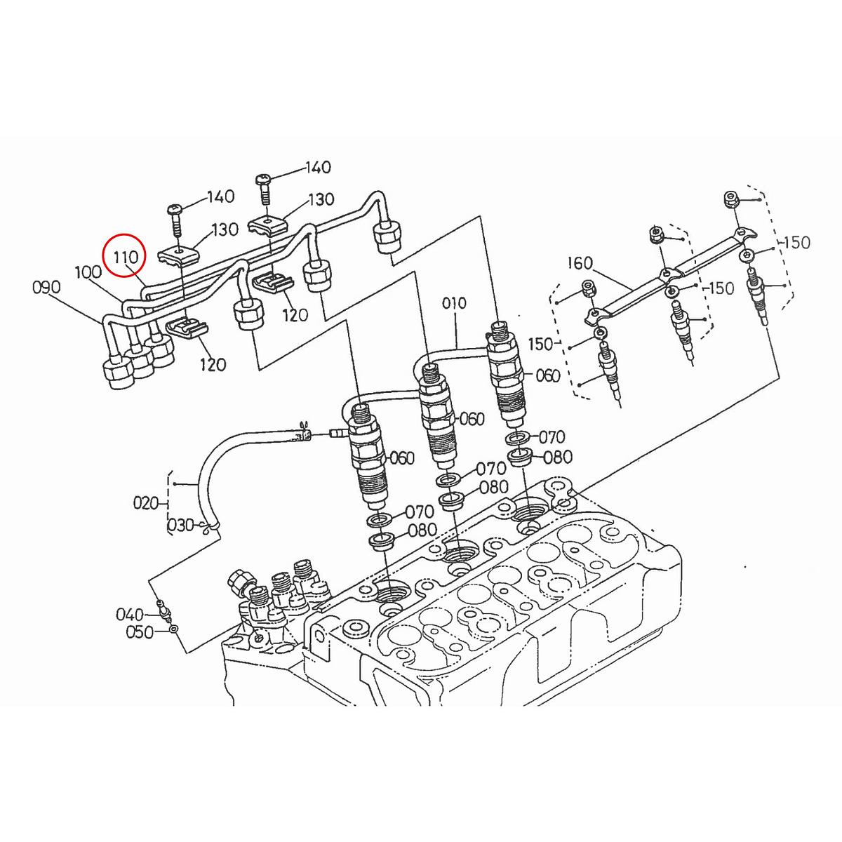 Kubota Σωληνάκι πετρελαίου 16861-53730. Ανταλλακτικά μεταχειρισμένα και καινούρια, εισαγόμενα από την Ιαπωνία σε άριστη κατάσταση. Βρείτε γνήσια - original και ιμιτασιόν - aftermarket ανταλλακτικά για όλα τα Kubota σε προσιτές τιμές.