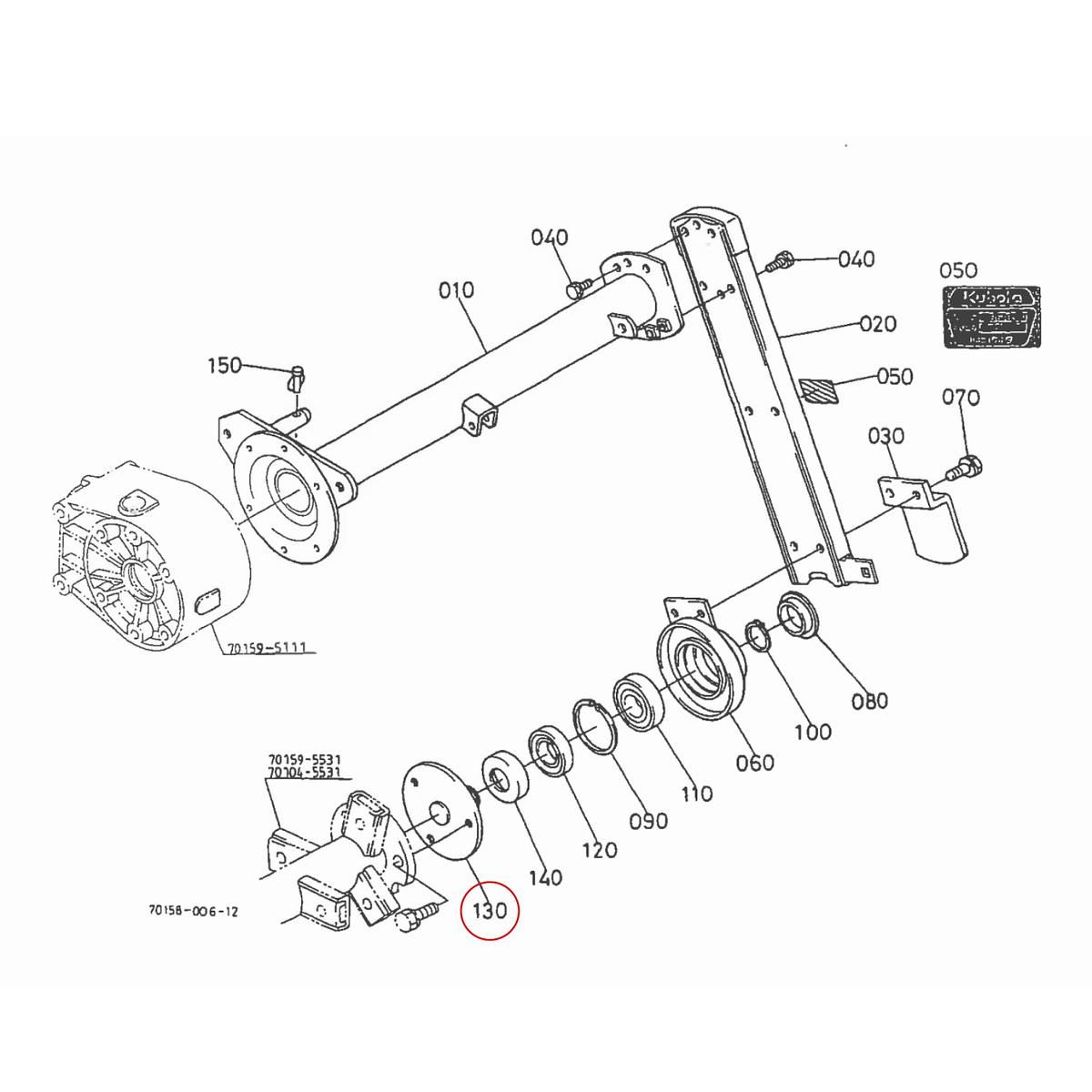 Kubota Μουαγιέ 70159-55240. Ανταλλακτικά μεταχειρισμένα και καινούρια, εισαγόμενα από την Ιαπωνία σε άριστη κατάσταση. Βρείτε γνήσια - original και ιμιτασιόν - aftermarket ανταλλακτικά για όλα τα Kubota σε προσιτές τιμές.