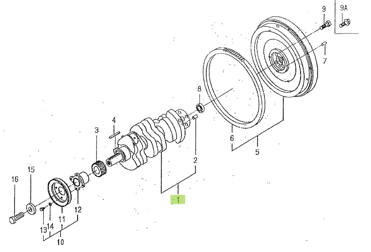 Στρόφαλος Iseki 6212-310-009-00. Ανταλλακτικά μεταχειρισμένα και καινούρια, εισαγόμενα από την Ιαπωνία σε άριστη κατάσταση. Βρείτε γνήσια - original και ιμιτασιόν - aftermarket ανταλλακτικά για όλα τα Kubota σε προσιτές τιμές.