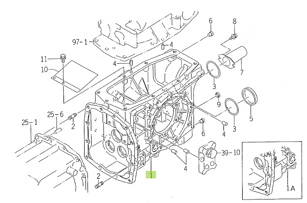 Κουτί Διαφορικού Iseki 1650-241-001-00. Ανταλλακτικά μεταχειρισμένα και καινούρια, εισαγόμενα από την Ιαπωνία σε άριστη κατάσταση. Βρείτε γνήσια - original και ιμιτασιόν - aftermarket ανταλλακτικά για όλα τα Kubota σε προσιτές τιμές.