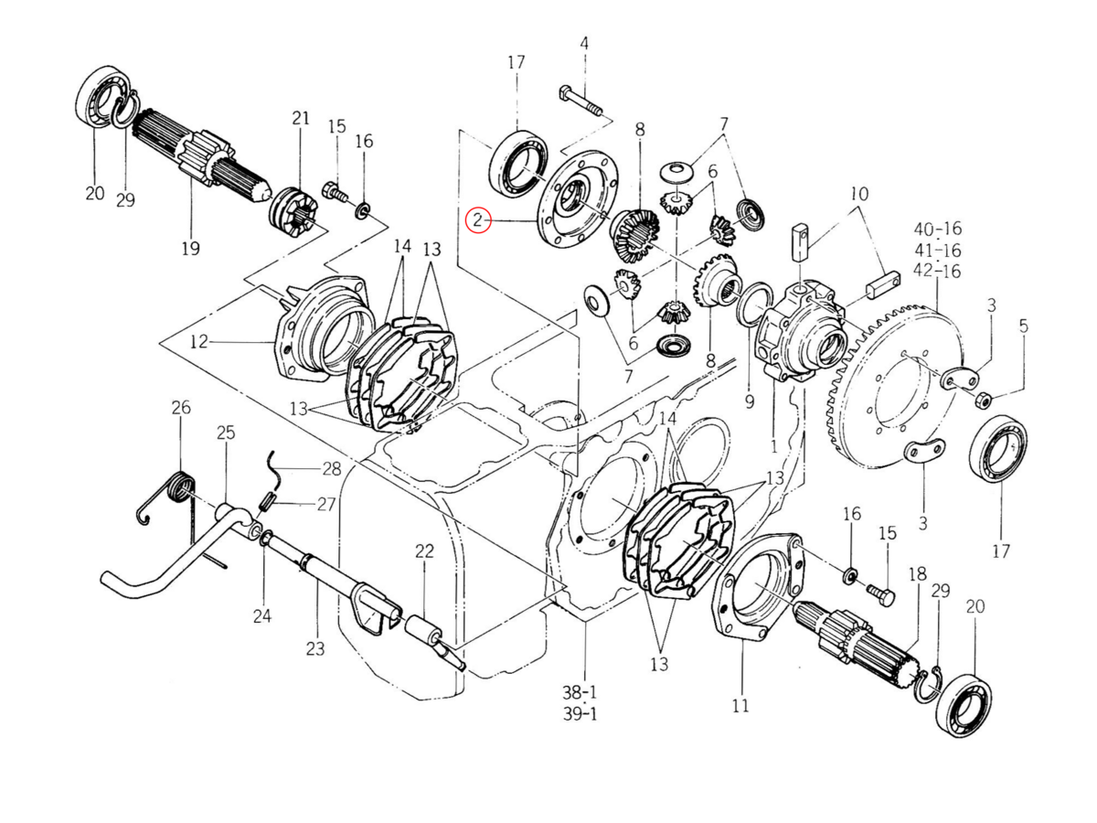 Βάση κορώνας πίσω διαφορικού (R) (πιατέλο) Iseki: 1444-318-0020-0. Ανταλλακτικά μεταχειρισμένα και καινούρια, εισαγόμενα από την Ιαπωνία σε άριστη κατάσταση. Βρείτε γνήσια - original και ιμιτασιόν - aftermarket ανταλλακτικά για όλα τα Iseki σε προσιτές τιμές.