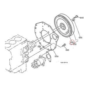 Kubota Flywheel gear 15231-63820. Used and new spare parts, imported from Japan in excellent condition. Find genuine - original and aftermarket spare parts for all Kubota tractors at affordable prices.