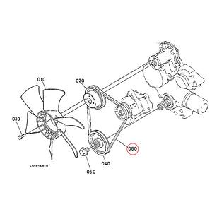 Kubota Ιμάντας 14911-97010. Ανταλλακτικά μεταχειρισμένα και καινούρια, εισαγόμενα από την Ιαπωνία σε άριστη κατάσταση. Βρείτε γνήσια - original και ιμιτασιόν - aftermarket ανταλλακτικά για όλα τα Kubota σε προσιτές τιμές.