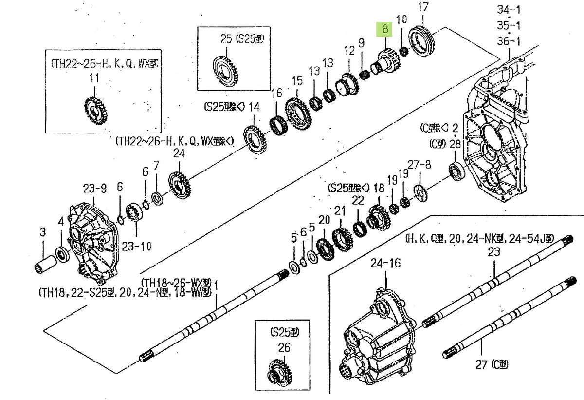 Coupling Iseki 1716-205-006-10. Used and new spare parts, imported from Japan in excellent condition. Find genuine - original and aftermarket spare parts for all Iseki tractors at affordable prices.