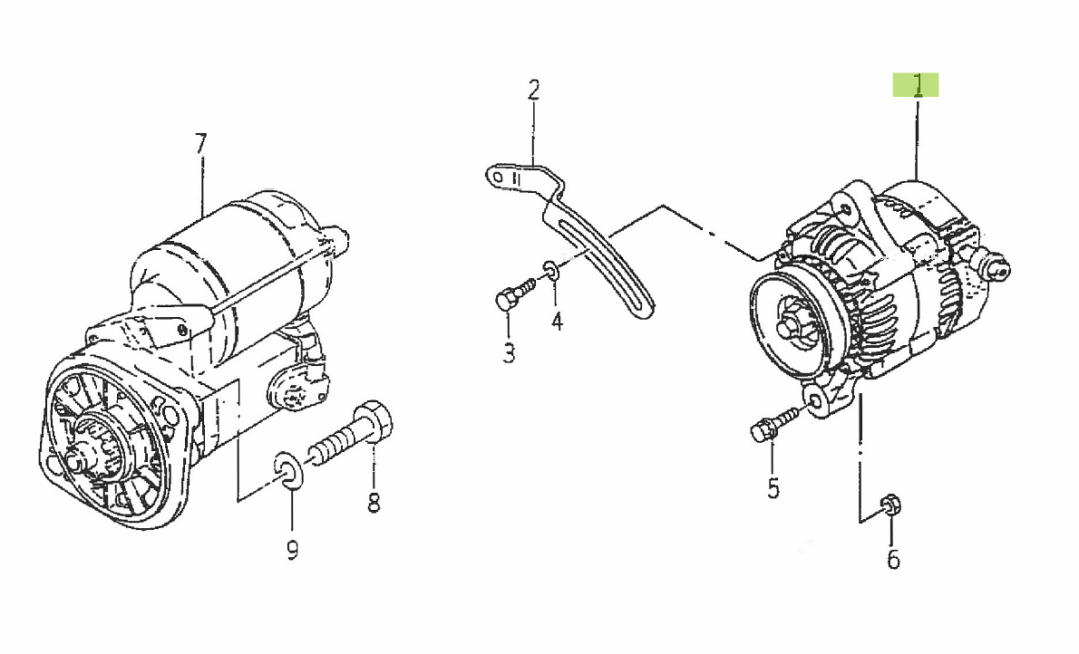 Δυναμό Iseki 6281-200-005-00. Ανταλλακτικά μεταχειρισμένα και καινούρια, εισαγόμενα από την Ιαπωνία σε άριστη κατάσταση. Βρείτε γνήσια - original και ιμιτασιόν - aftermarket ανταλλακτικά για όλα τα Kubota σε προσιτές τιμές.