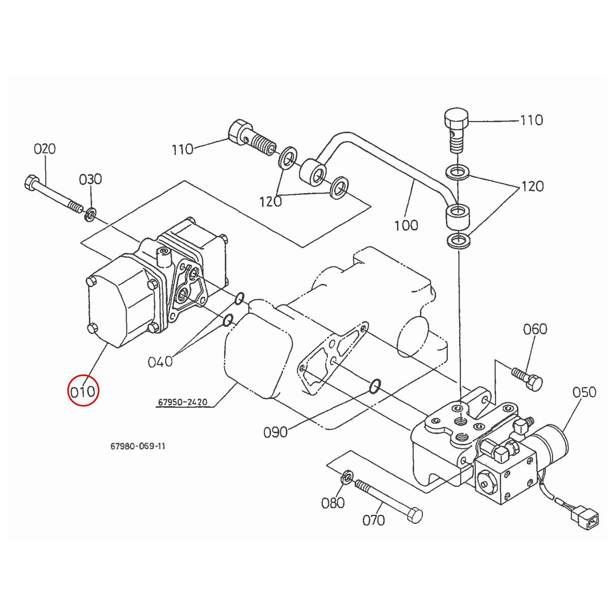 Kubota Βαλβίδα ελέγχου υδραυλικού 67950-25200. Ανταλλακτικά μεταχειρισμένα και καινούρια, εισαγόμενα από την Ιαπωνία σε άριστη κατάσταση. Βρείτε γνήσια - original και ιμιτασιόν - aftermarket ανταλλακτικά για όλα τα Kubota σε προσιτές τιμές.