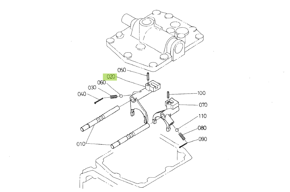 Φουρκέτα 1ης - Όπισθεν Kubota 67176-18130. Ανταλλακτικά μεταχειρισμένα και καινούρια, εισαγόμενα από την Ιαπωνία σε άριστη κατάσταση. Βρείτε γνήσια - original και ιμιτασιόν - aftermarket ανταλλακτικά για όλα τα Kubota σε προσιτές τιμές.