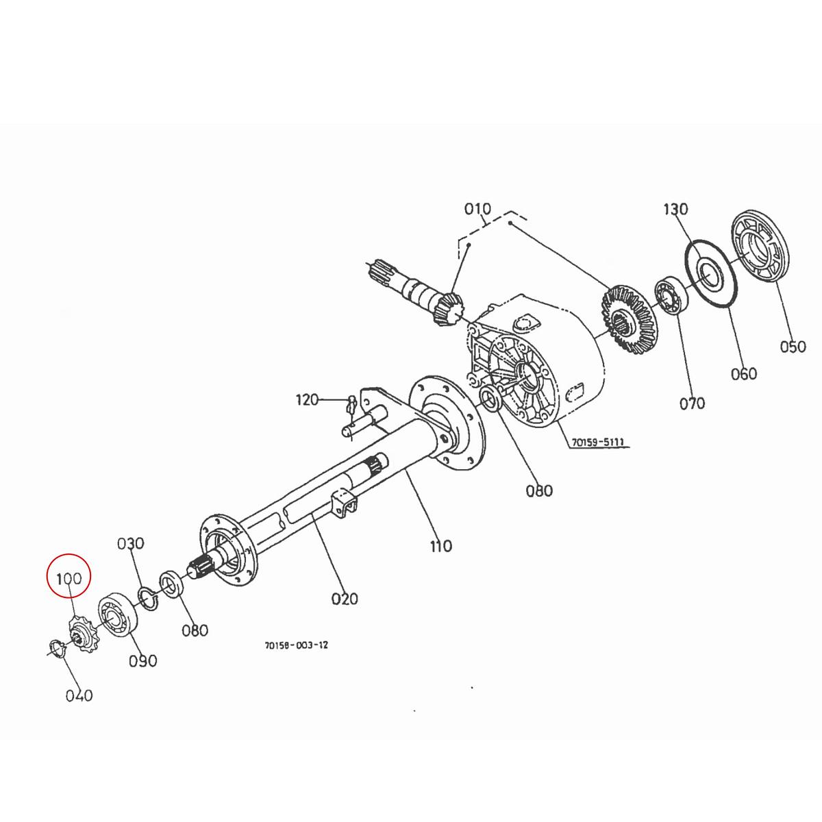 Kubota Γρανάζι 12 δόντια 66713-31850. Ανταλλακτικά μεταχειρισμένα και καινούρια, εισαγόμενα από την Ιαπωνία σε άριστη κατάσταση. Βρείτε γνήσια - original και ιμιτασιόν - aftermarket ανταλλακτικά για όλα τα Kubota σε προσιτές τιμές.