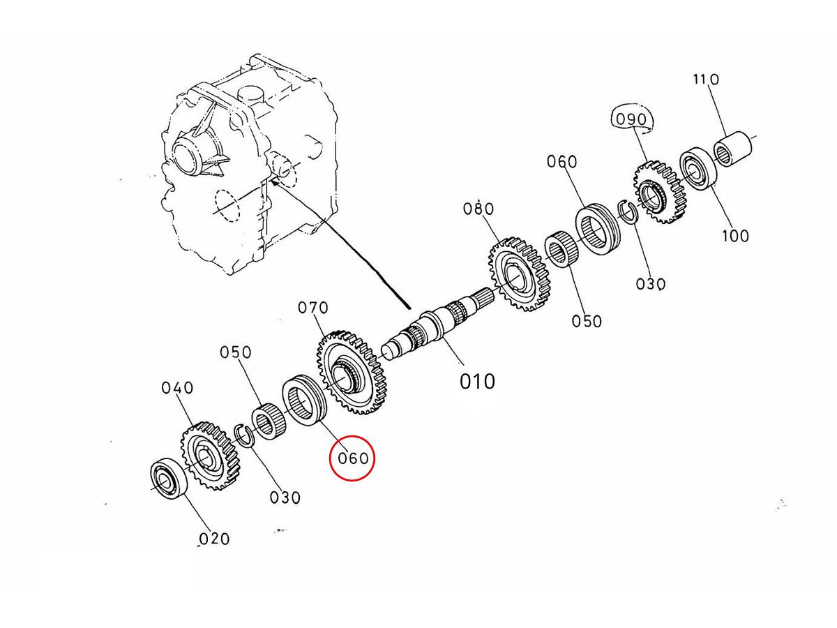 Shifter Kubota: 37410-14560. Used and new spare parts, imported from Japan in excellent condition. Find genuine - original and aftermarket spare parts for all Kubota tractors at affordable prices.