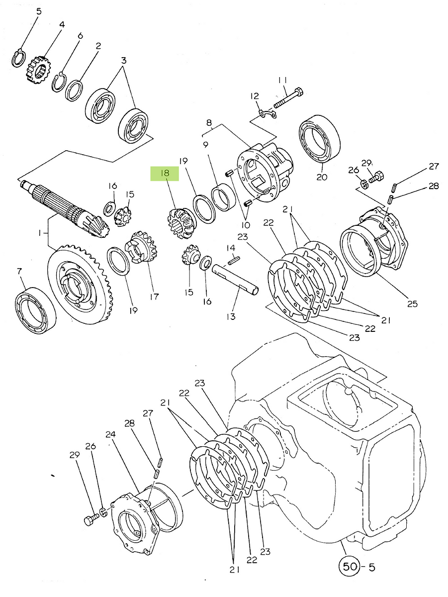 Γρανάζι 16Δ πλανητικό Διαφορικού Δεξί. Yanmar 194310-31510. Ανταλλακτικά μεταχειρισμένα και καινούρια, εισαγόμενα από την Ιαπωνία σε άριστη κατάσταση. Βρείτε γνήσια - original και ιμιτασιόν - aftermarket ανταλλακτικά για όλα τα Kubota σε προσιτές τιμές.