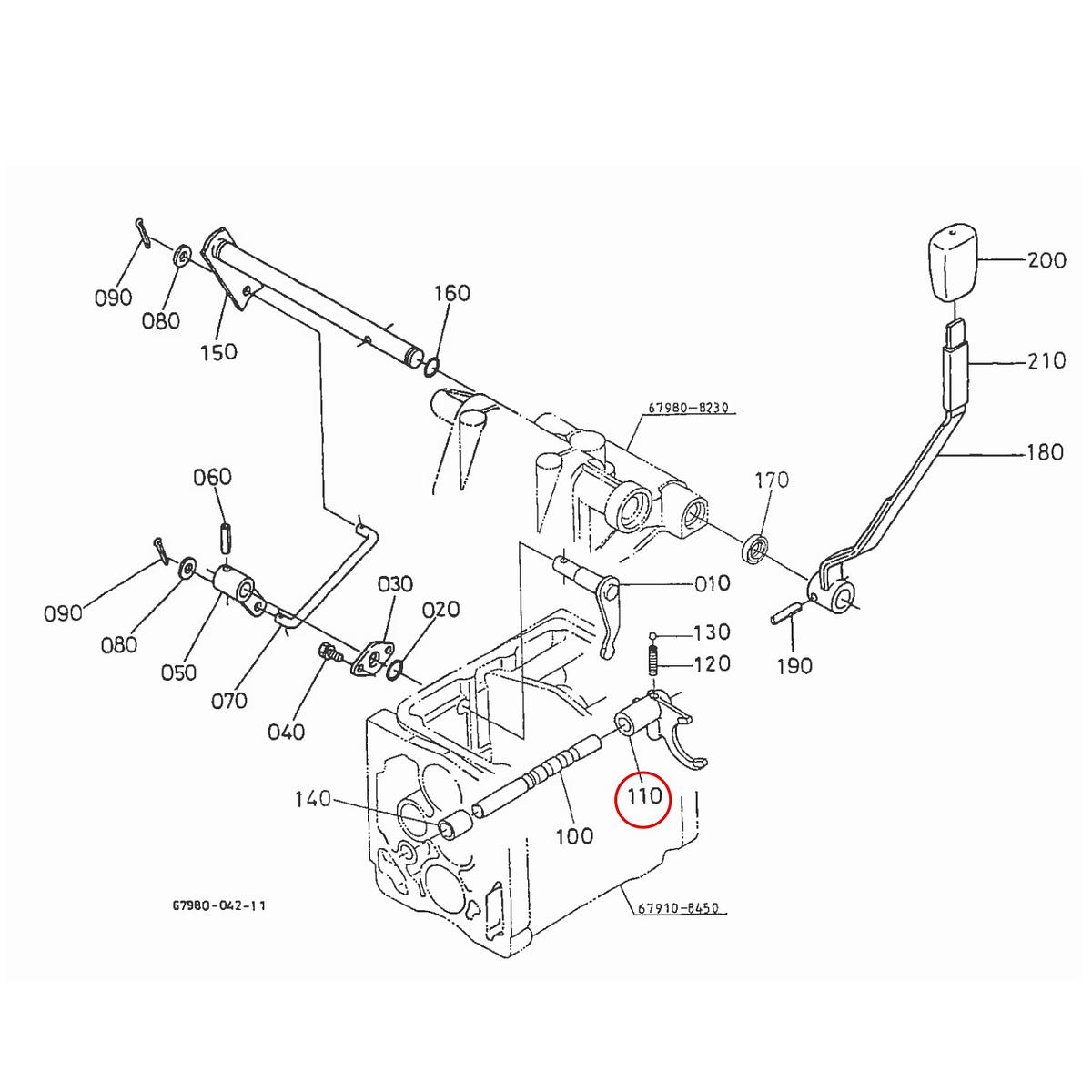 Kubota Φουρκέτα 67980-18620. Ανταλλακτικά μεταχειρισμένα και καινούρια, εισαγόμενα από την Ιαπωνία σε άριστη κατάσταση. Βρείτε γνήσια - original και ιμιτασιόν - aftermarket ανταλλακτικά για όλα τα Kubota σε προσιτές τιμές.