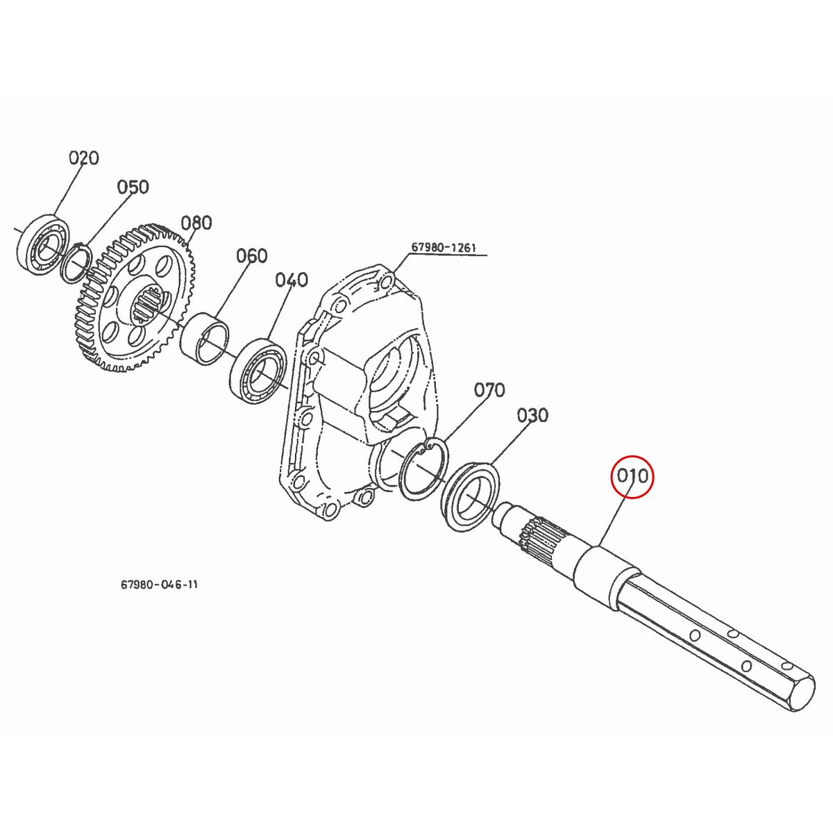 Kubota Άξονας πίσω τροχού 67910-17110. Ανταλλακτικά μεταχειρισμένα και καινούρια, εισαγόμενα από την Ιαπωνία σε άριστη κατάσταση. Βρείτε γνήσια - original και ιμιτασιόν - aftermarket ανταλλακτικά για όλα τα Kubota σε προσιτές τιμές.