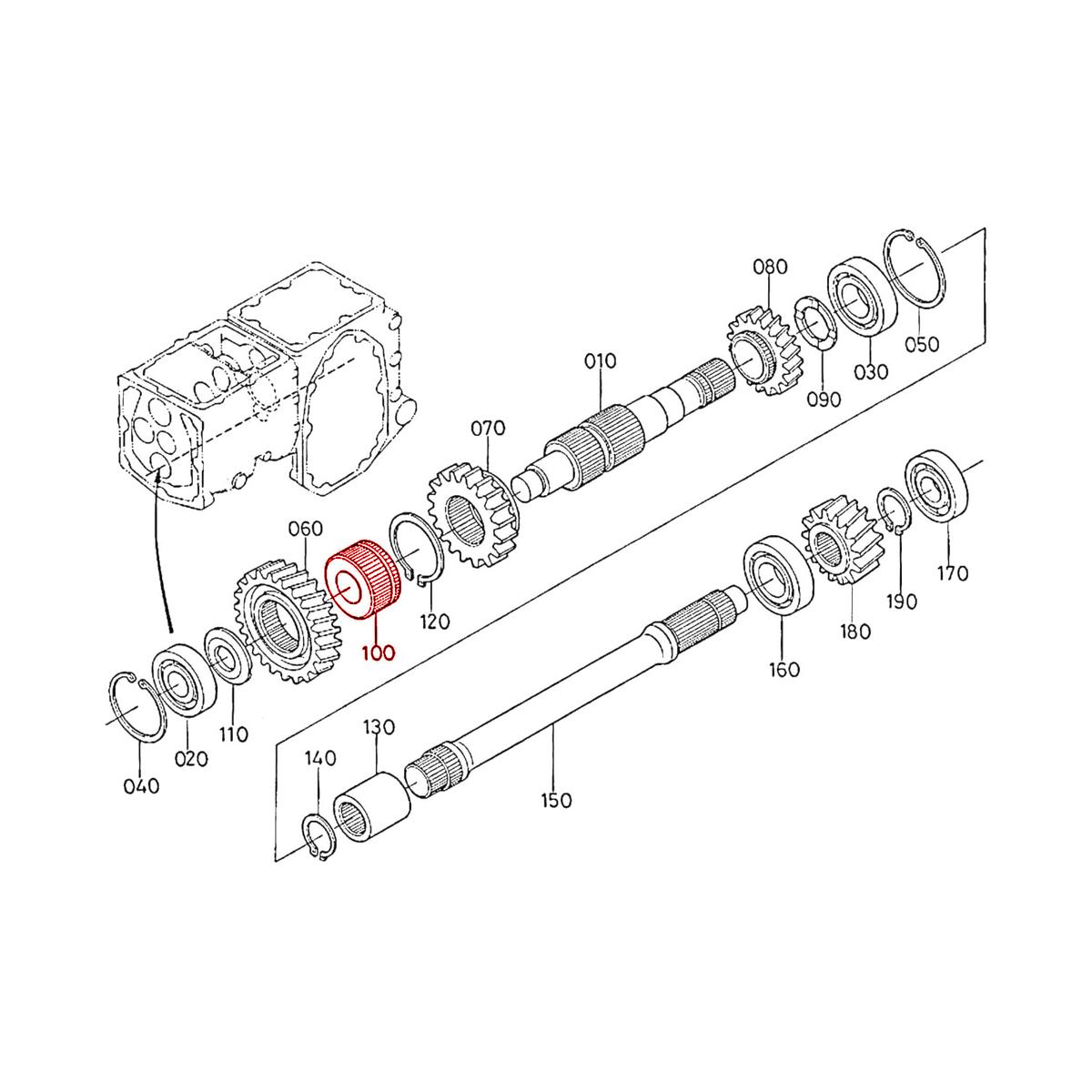 Spline bushing Kubota 67950-14212. Used and new spare parts, imported from Japan in excellent condition. Find genuine - original and aftermarket spare parts for all Kubota tractors at affordable prices.