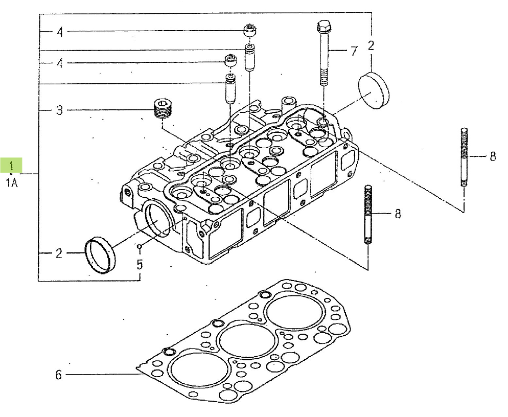 Κυλινδροκεφαλή Iseki 6211-110-068-00. Ανταλλακτικά μεταχειρισμένα και καινούρια, εισαγόμενα από την Ιαπωνία σε άριστη κατάσταση. Βρείτε γνήσια - original και ιμιτασιόν - aftermarket ανταλλακτικά για όλα τα Kubota σε προσιτές τιμές.
