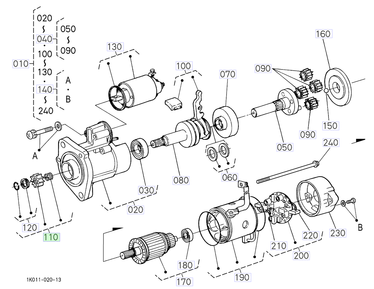 Σετ Γραν΄άζι Μίζας Kubota 1C010-63280. Ανταλλακτικά μεταχειρισμένα και καινούρια, εισαγόμενα από την Ιαπωνία σε άριστη κατάσταση. Βρείτε γνήσια - original και ιμιτασιόν - aftermarket ανταλλακτικά για όλα τα Kubota σε προσιτές τιμές.