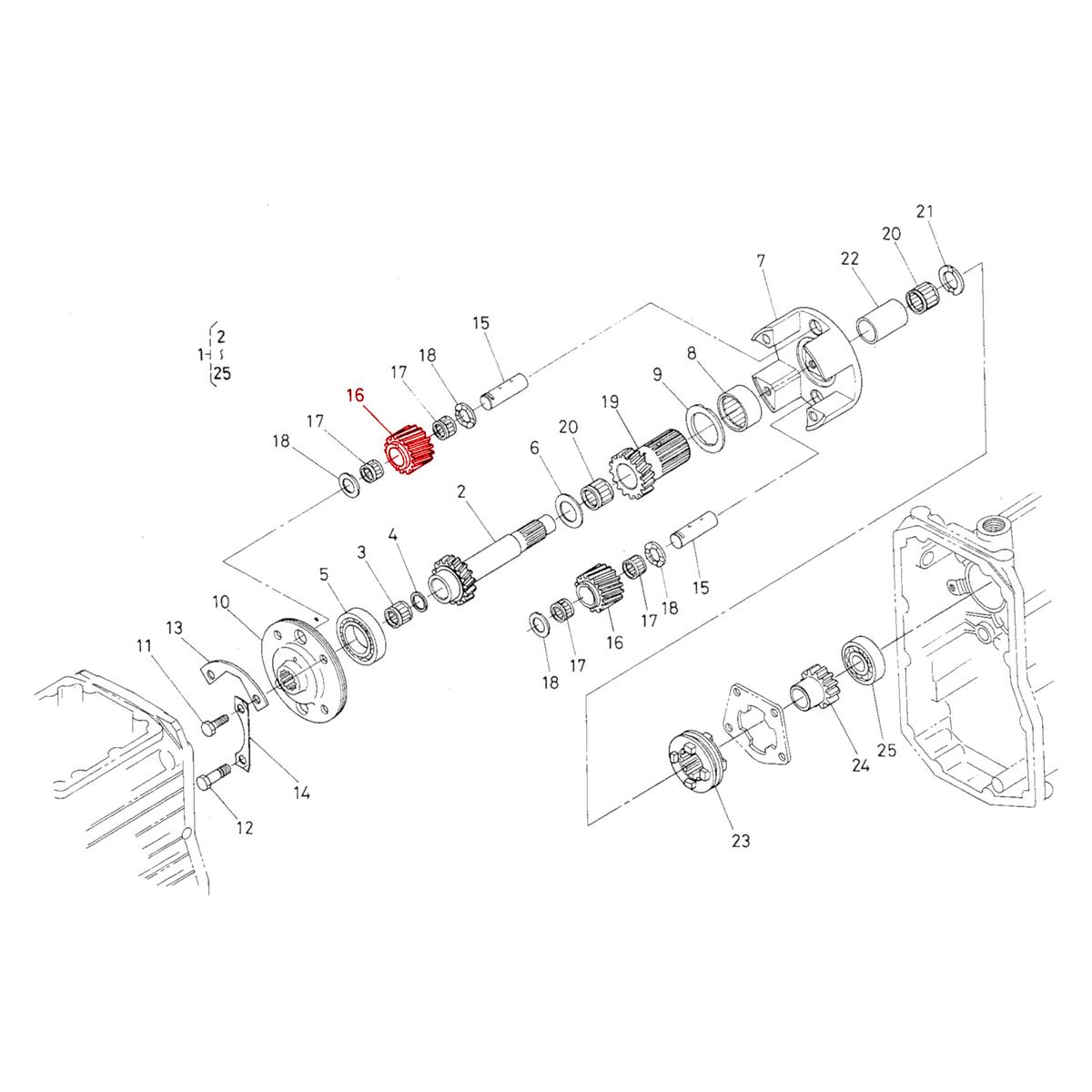 Γρανάζι 21 δόντια Kubota 67111-14960. Ανταλλακτικά μεταχειρισμένα και καινούρια, εισαγόμενα από την Ιαπωνία σε άριστη κατάσταση. Βρείτε γνήσια - original και ιμιτασιόν - aftermarket ανταλλακτικά για όλα τα τρακτέρ Kubota σε προσιτές τιμές.