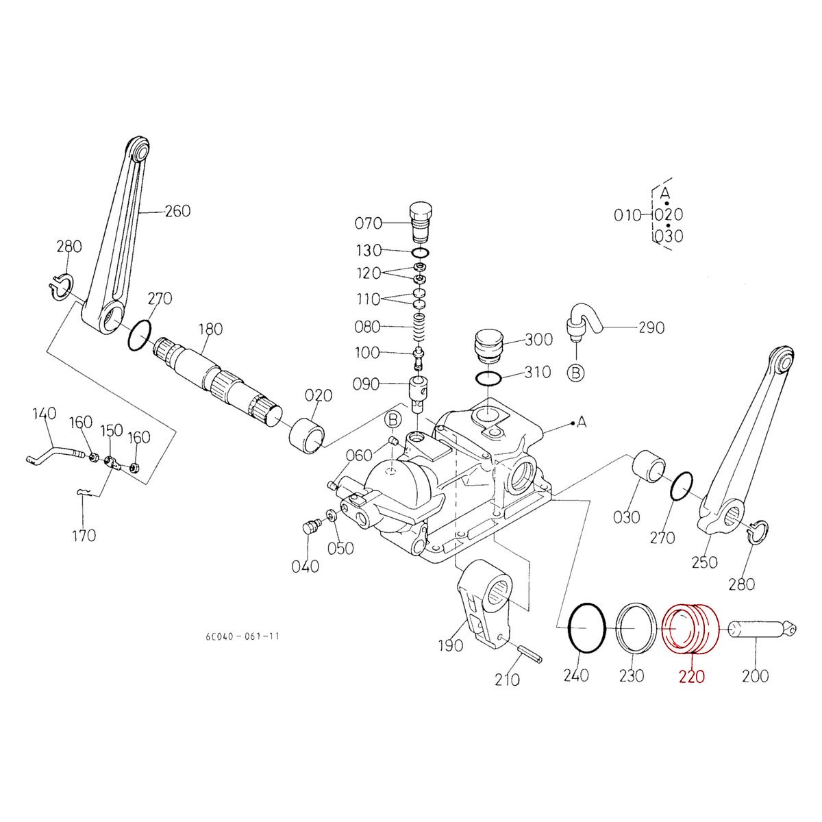 Πιστόνι υδραυλικού Kubota 6C040-36410. Ανταλλακτικά μεταχειρισμένα και καινούρια, εισαγόμενα από την Ιαπωνία σε άριστη κατάσταση. Βρείτε γνήσια - original και ιμιτασιόν - aftermarket ανταλλακτικά για όλα τα Kubota σε προσιτές τιμές.