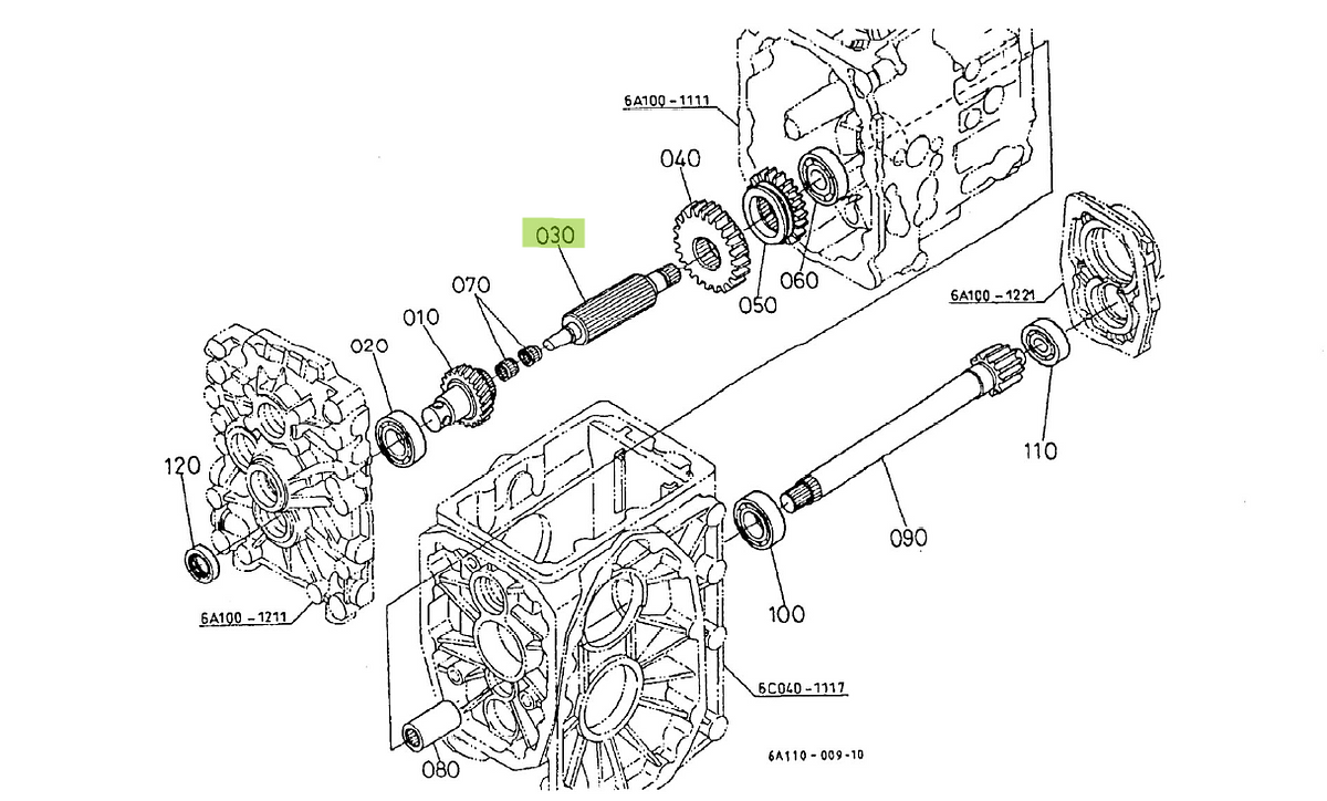 Άξονας P.T.O. Kubota 6A110-14310. Ανταλλακτικά μεταχειρισμένα και καινούρια, εισαγόμενα από την Ιαπωνία σε άριστη κατάσταση. Βρείτε γνήσια - original και ιμιτασιόν - aftermarket ανταλλακτικά για όλα τα Kubota σε προσιτές τιμές.