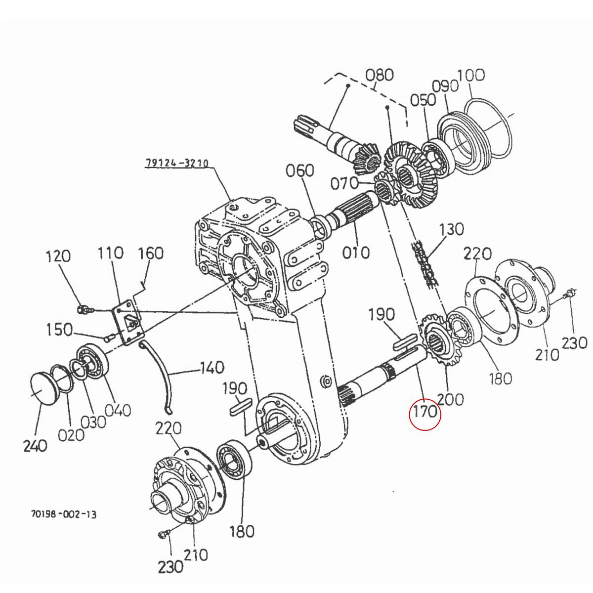 Kubota Άξονας 66616-32370. Ανταλλακτικά μεταχειρισμένα και καινούρια, εισαγόμενα από την Ιαπωνία σε άριστη κατάσταση. Βρείτε γνήσια - original και ιμιτασιόν - aftermarket ανταλλακτικά για όλα τα Kubota σε προσιτές τιμές.