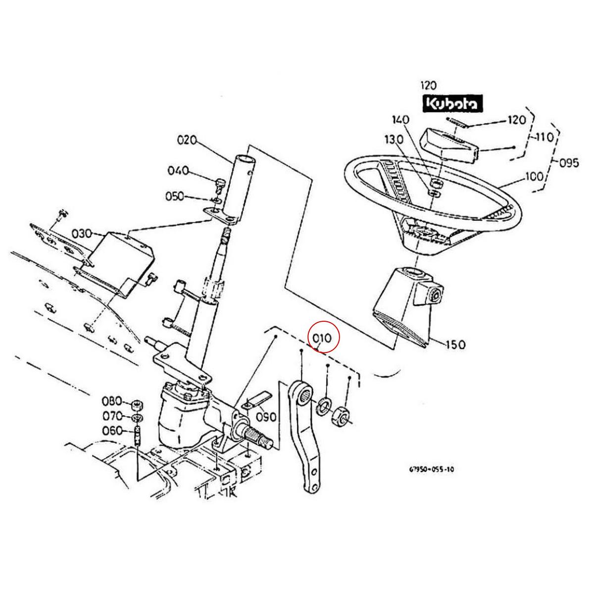 Kubota Τιμόνι 67950-41110. Ανταλλακτικά μεταχειρισμένα και καινούρια, εισαγόμενα από την Ιαπωνία σε άριστη κατάσταση. Βρείτε γνήσια - original και ιμιτασιόν - aftermarket ανταλλακτικά για όλα τα Kubota σε προσιτές τιμές.