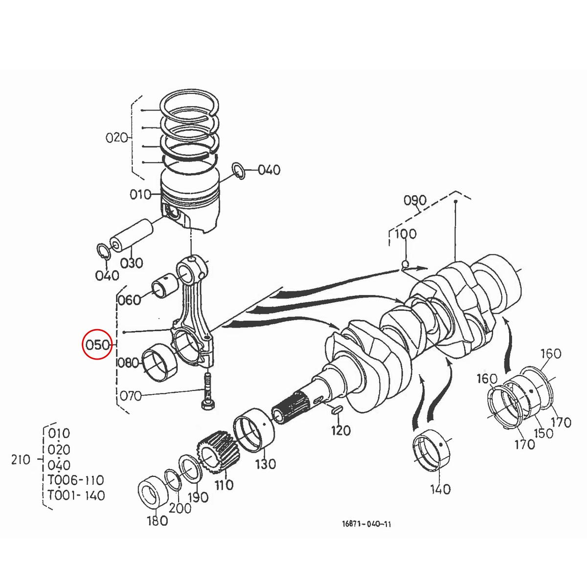 Kubota Μπιέλα 16851-22010. Ανταλλακτικά μεταχειρισμένα και καινούρια, εισαγόμενα από την Ιαπωνία σε άριστη κατάσταση. Βρείτε γνήσια - original και ιμιτασιόν - aftermarket ανταλλακτικά για όλα τα Kubota σε προσιτές τιμές.