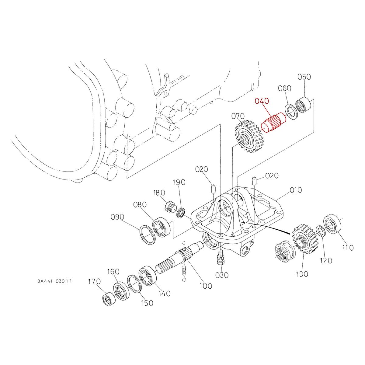 Άξονας ρελαντί DT Kubota 3A021-41240. Ανταλλακτικά μεταχειρισμένα και καινούρια, εισαγόμενα από την Ιαπωνία σε άριστη κατάσταση. Βρείτε γνήσια - original και ιμιτασιόν - aftermarket ανταλλακτικά για όλα τα τρακτέρ Kubota σε προσιτές τιμές.