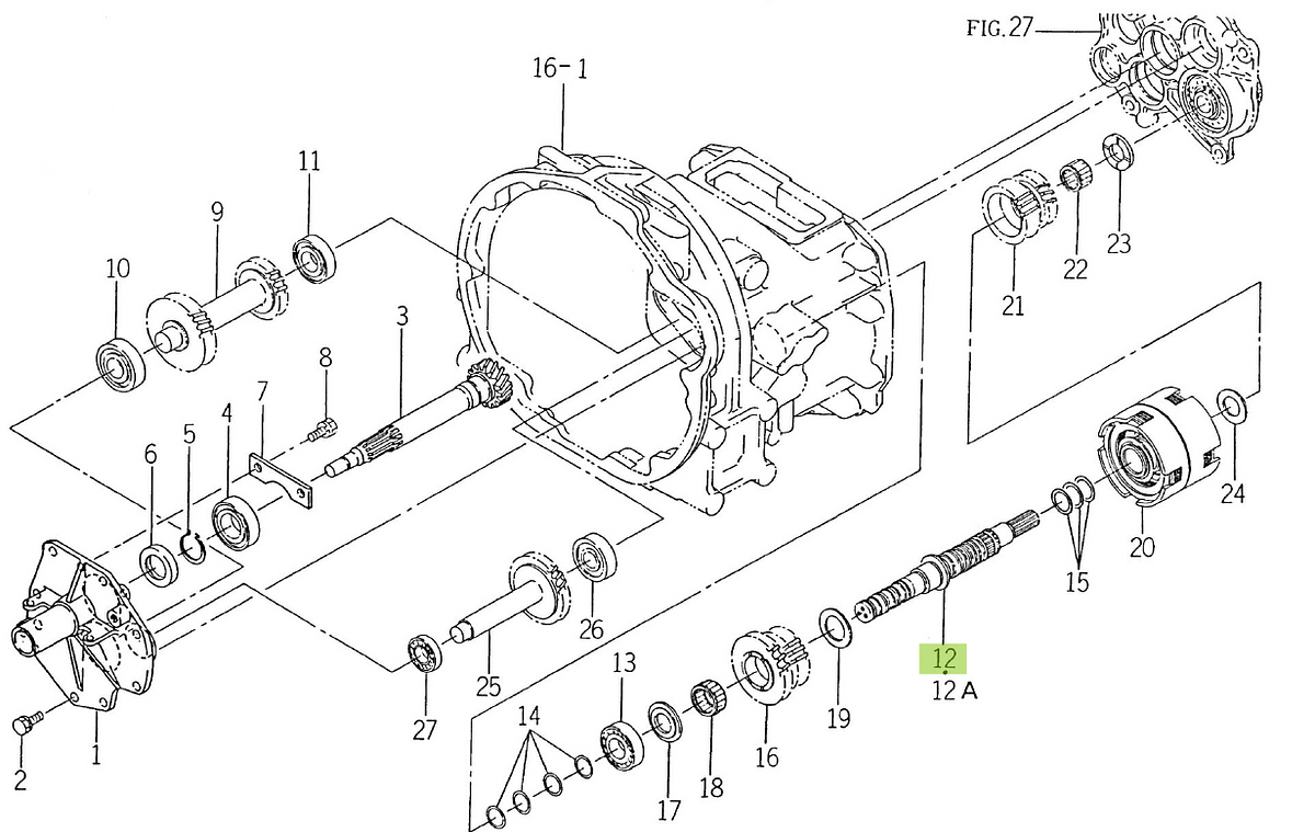 Άξονας Καμπάνας Iseki 1650-203-200-10. Ανταλλακτικά μεταχειρισμένα και καινούρια, εισαγόμενα από την Ιαπωνία σε άριστη κατάσταση. Βρείτε γνήσια - original και ιμιτασιόν - aftermarket ανταλλακτικά για όλα τα Kubota σε προσιτές τιμές.