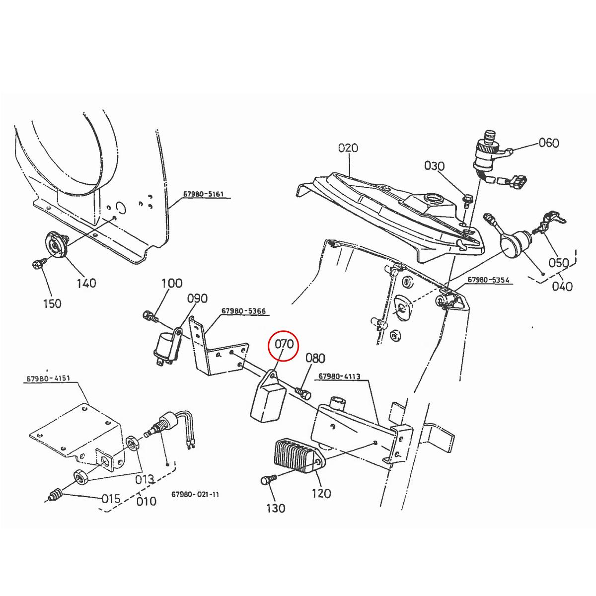 Kubota Ρελέ προθέρμανσης 15694-65990. Ανταλλακτικά μεταχειρισμένα και καινούρια, εισαγόμενα από την Ιαπωνία σε άριστη κατάσταση. Βρείτε γνήσια - original και ιμιτασιόν - aftermarket ανταλλακτικά για όλα τα Kubota σε προσιτές τιμές.