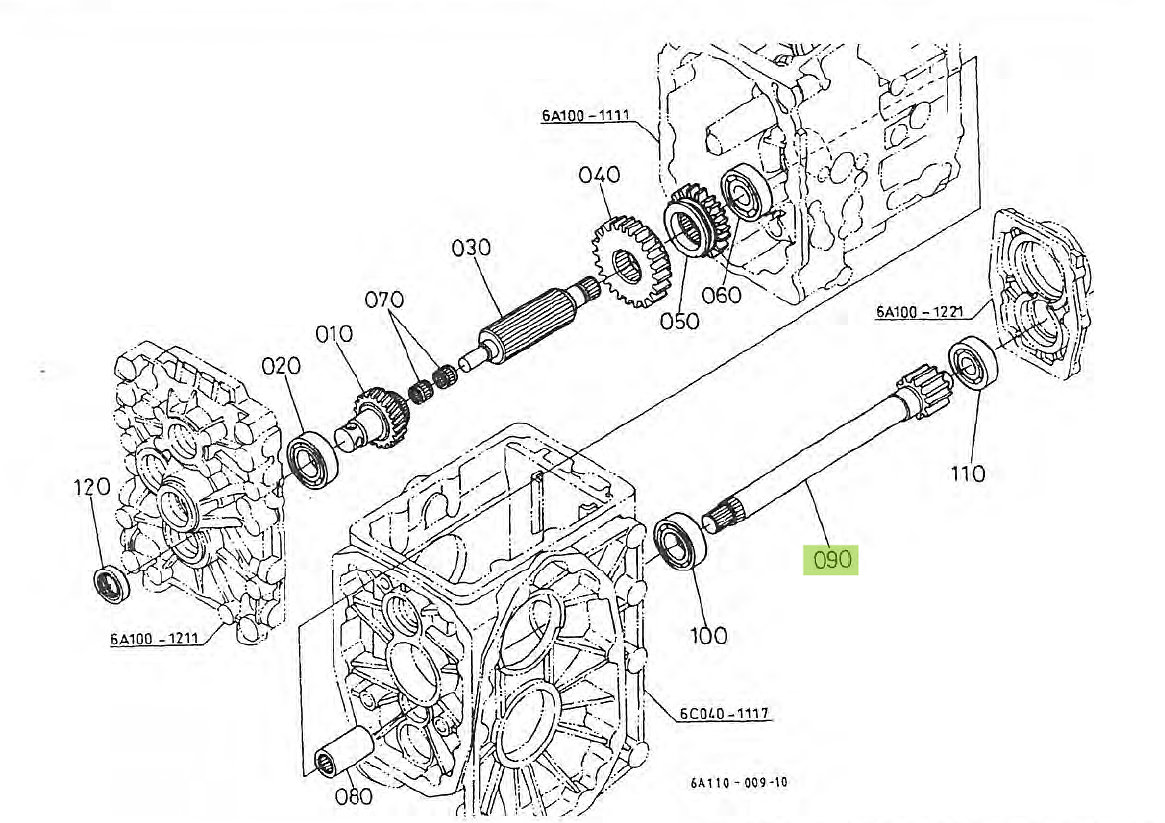 Άξονας PTO 11 Δόντια Kubota 6C050-14510. Ανταλλακτικά μεταχειρισμένα και καινούρια, εισαγόμενα από την Ιαπωνία σε άριστη κατάσταση. Βρείτε γνήσια - original και ιμιτασιόν - aftermarket ανταλλακτικά για όλα τα Kubota σε προσιτές τιμές.