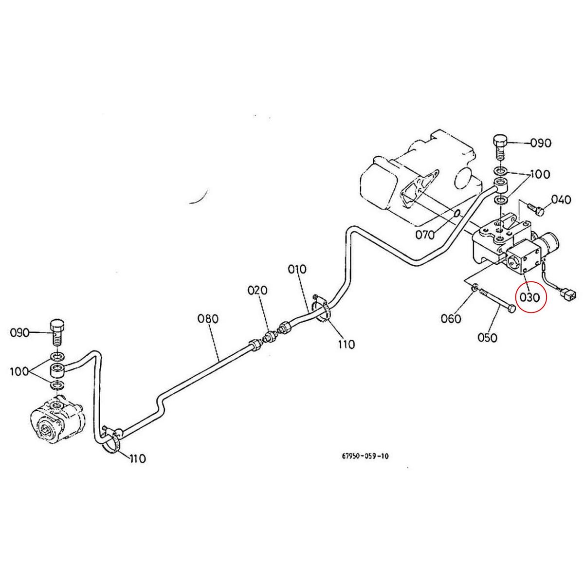 Kubota Τάκος υδραυλικού 67950-24400. Ανταλλακτικά μεταχειρισμένα και καινούρια, εισαγόμενα από την Ιαπωνία σε άριστη κατάσταση. Βρείτε γνήσια - original και ιμιτασιόν - aftermarket ανταλλακτικά για όλα τα Kubota σε προσιτές τιμές.