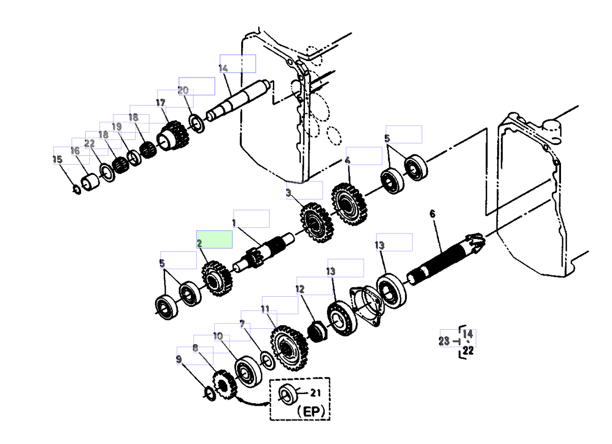 Γρανάζι 23 Δόντια Kubota 67800-15240. Ανταλλακτικά μεταχειρισμένα και καινούρια, εισαγόμενα από την Ιαπωνία σε άριστη κατάσταση. Βρείτε γνήσια - original και ιμιτασιόν - aftermarket ανταλλακτικά για όλα τα Kubota σε προσιτές τιμές.