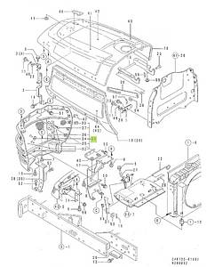 Μάσκα Εμπρός Yanmar 1W3500-30360. Ανταλλακτικά μεταχειρισμένα και καινούρια, εισαγόμενα από την Ιαπωνία σε άριστη κατάσταση. Βρείτε γνήσια - original και ιμιτασιόν - aftermarket ανταλλακτικά για όλα τα Kubota σε προσιτές τιμές.