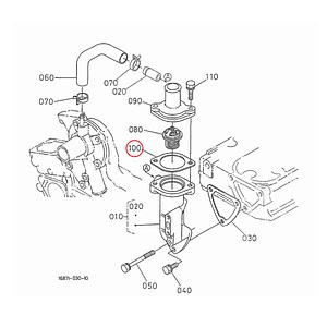 Kubota Φλάντζα θερμοστάτη 15531-73270. Ανταλλακτικά μεταχειρισμένα και καινούρια, εισαγόμενα από την Ιαπωνία σε άριστη κατάσταση. Βρείτε γνήσια - original και ιμιτασιόν - aftermarket ανταλλακτικά για όλα τα Kubota σε προσιτές τιμές.