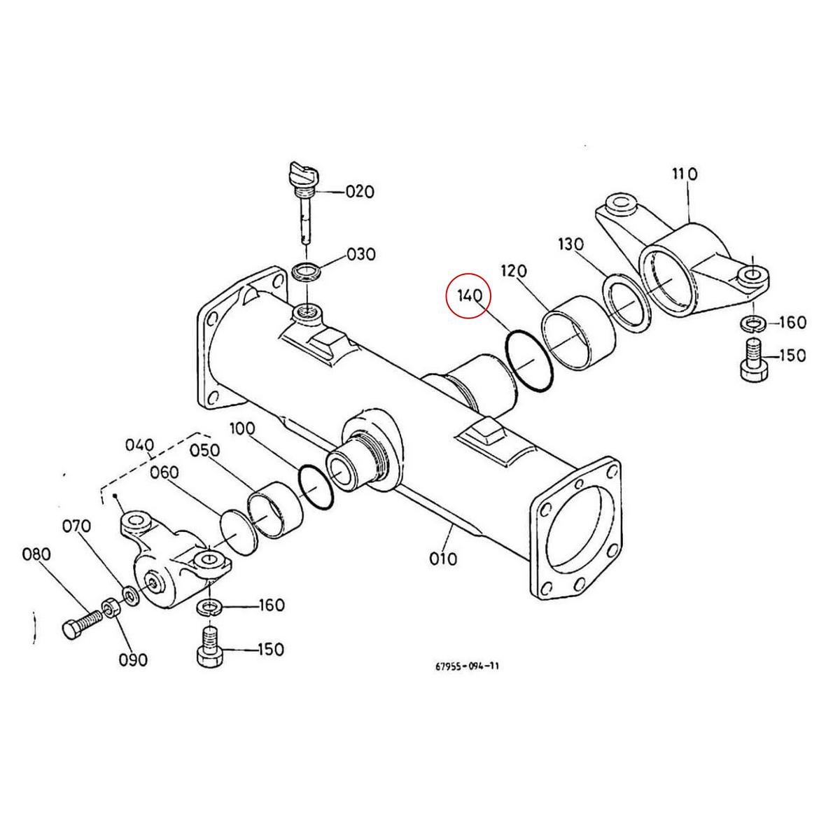 Kubota O-ring 37410-56170. Used and new spare parts, imported from Japan in excellent condition. Find genuine - original and aftermarket spare parts for all Kubota tractors at affordable prices.