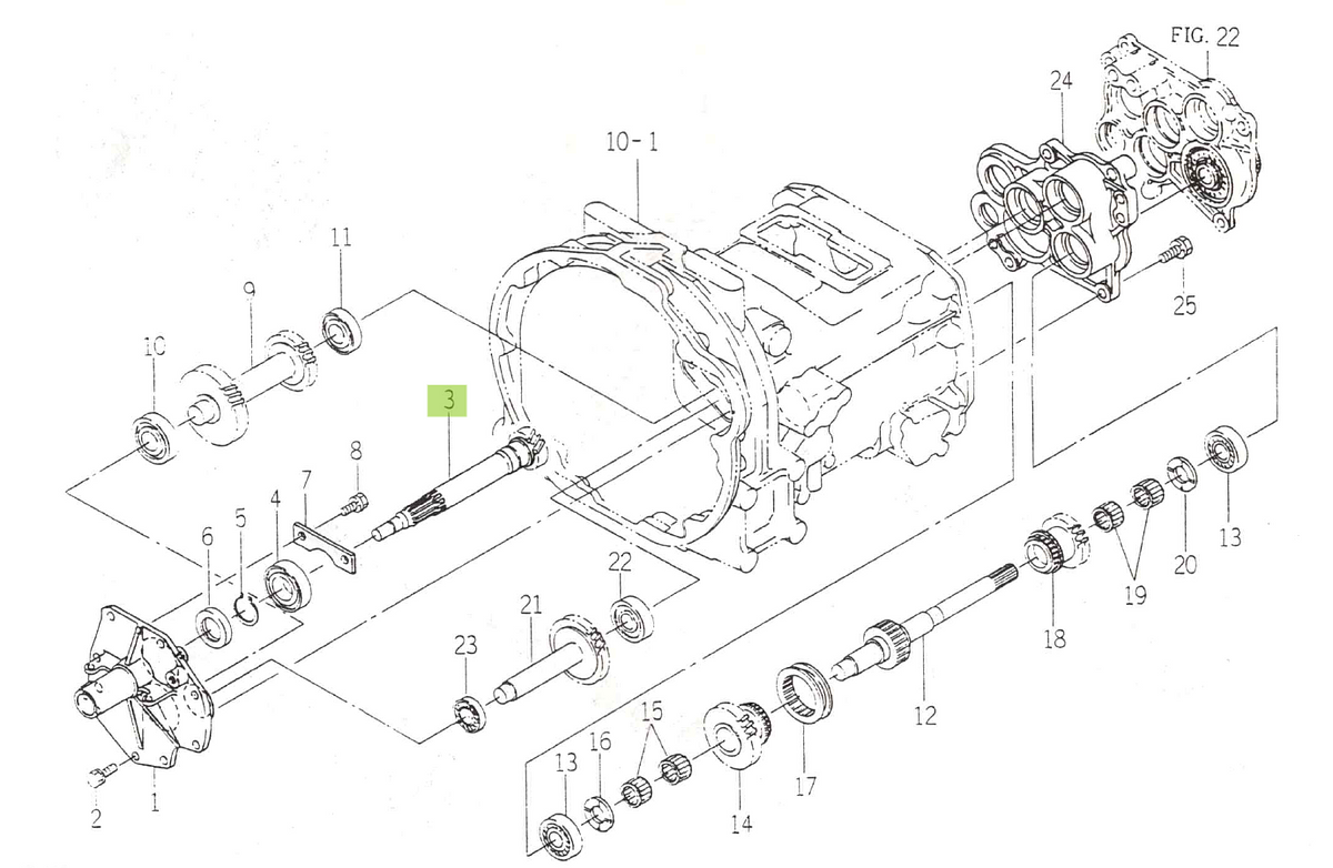 Main Shaft 16 Teeth 25.5cm 25.5cm Iseki 1654-203-001-00. Used and new spare parts, imported from Japan in excellent condition. Find genuine - original and aftermarket spare parts for all Iseki tractors at affordable prices.