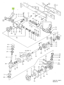 Bracket Front Yanmar 1W3222-62090. Used and new spare parts, imported from Japan in excellent condition. Find genuine - original and aftermarket spare parts for all Kubota tractors at affordable prices.