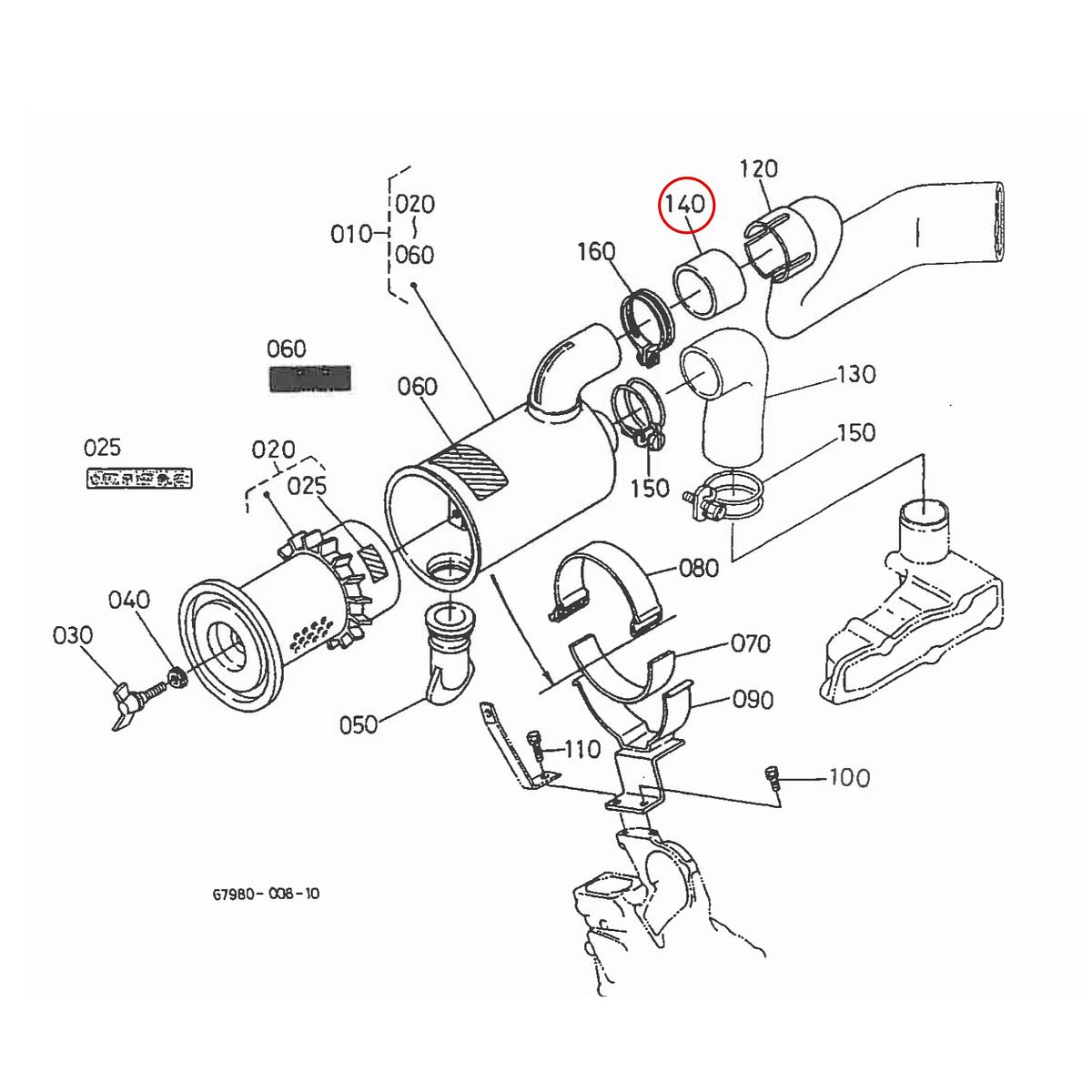 Kubota Σωλήνα εισαγωγής 67980-58270. Ανταλλακτικά μεταχειρισμένα και καινούρια, εισαγόμενα από την Ιαπωνία σε άριστη κατάσταση. Βρείτε γνήσια - original και ιμιτασιόν - aftermarket ανταλλακτικά για όλα τα Kubota σε προσιτές τιμές.