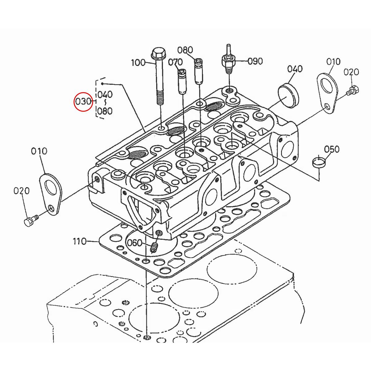 Kubota Κυλινδροκεφαλή 16871-03040. Ανταλλακτικά μεταχειρισμένα και καινούρια, εισαγόμενα από την Ιαπωνία σε άριστη κατάσταση. Βρείτε γνήσια - original και ιμιτασιόν - aftermarket ανταλλακτικά για όλα τα Kubota σε προσιτές τιμές.