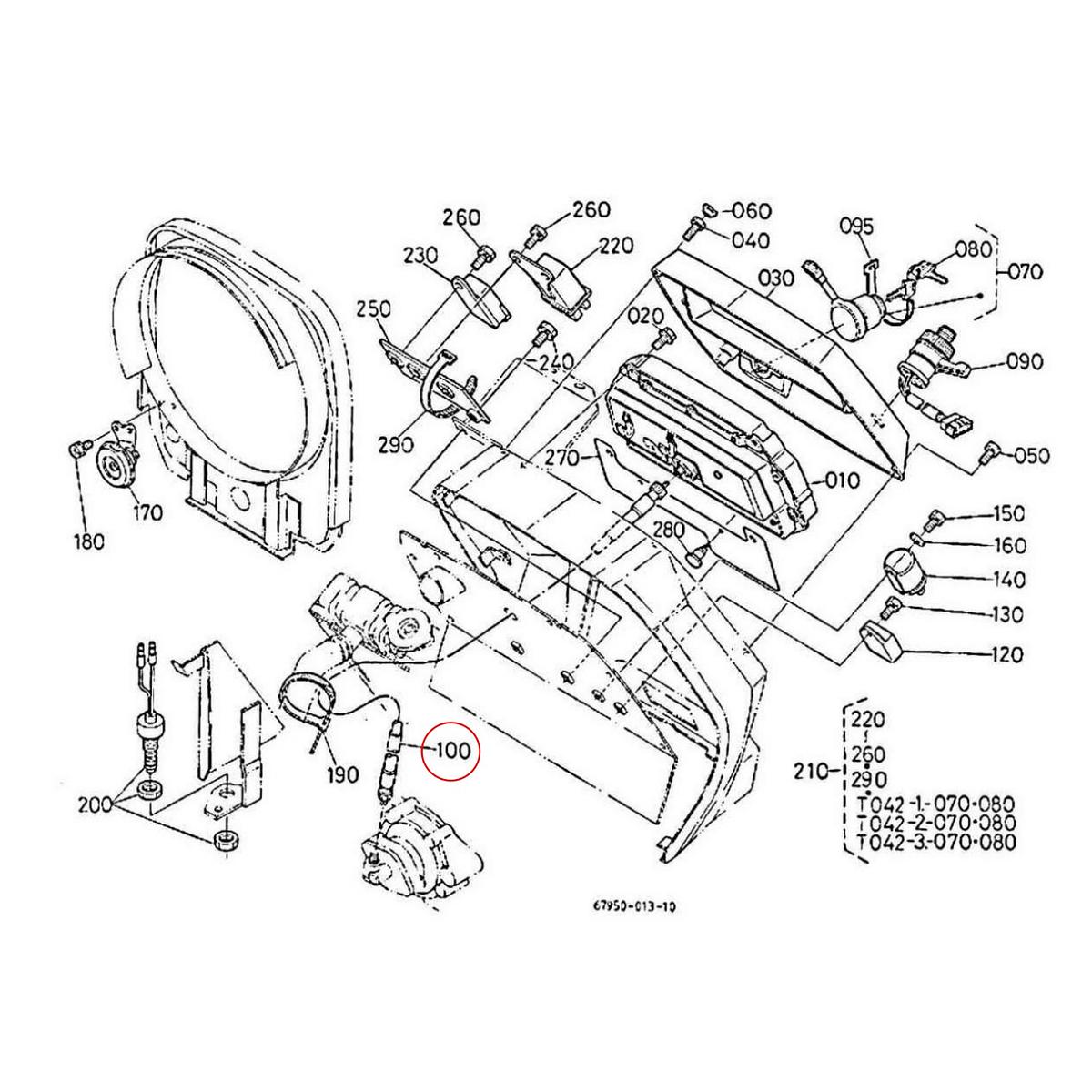 Kubota Ντίζα ωρόμετρου 67950-55150. Ανταλλακτικά μεταχειρισμένα και καινούρια, εισαγόμενα από την Ιαπωνία σε άριστη κατάσταση. Βρείτε γνήσια - original και ιμιτασιόν - aftermarket ανταλλακτικά για όλα τα Kubota σε προσιτές τιμές.