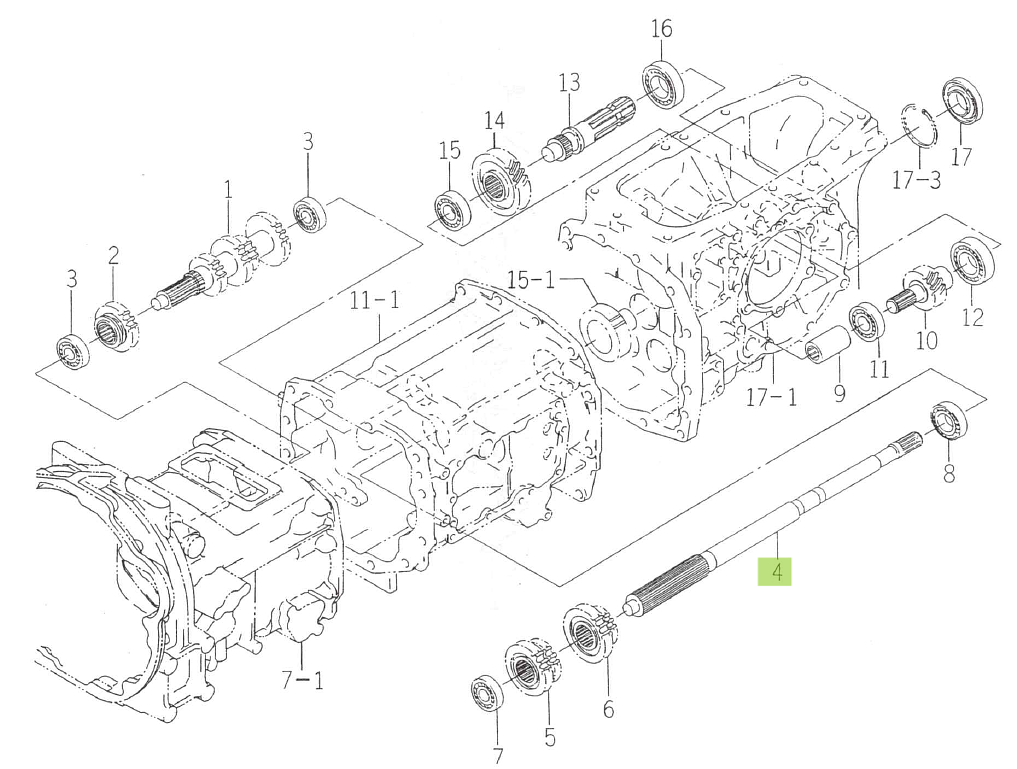 Shaft PTO Iseki 1690-219-003-10. Used and new spare parts, imported from Japan in excellent condition. Find genuine - original and aftermarket spare parts for all Kubota tractors at affordable prices.