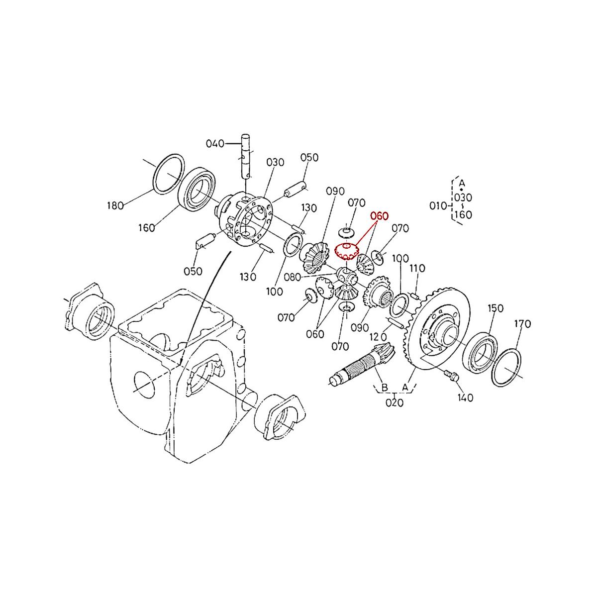 Πλανήτης 12 δόντια Kubota 31353-43343. Ανταλλακτικά μεταχειρισμένα και καινούρια, εισαγόμενα από την Ιαπωνία σε άριστη κατάσταση. Βρείτε γνήσια - original και ιμιτασιόν - aftermarket ανταλλακτικά για όλα τα Kubota σε προσιτές τιμές.